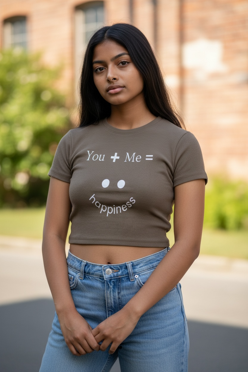 You Plus Me Crop Top